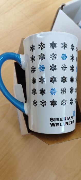 Kubki ceramiczne 500 ml, świąteczne, nowe, komplet 5 sztuk
