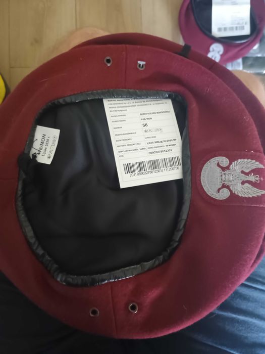 Beret bordowy wojsk powietrznodesantowych wzór 418/mon rozmiar 56