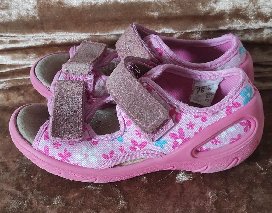 Befado 26 papcie, sandałki dla dziewczynki