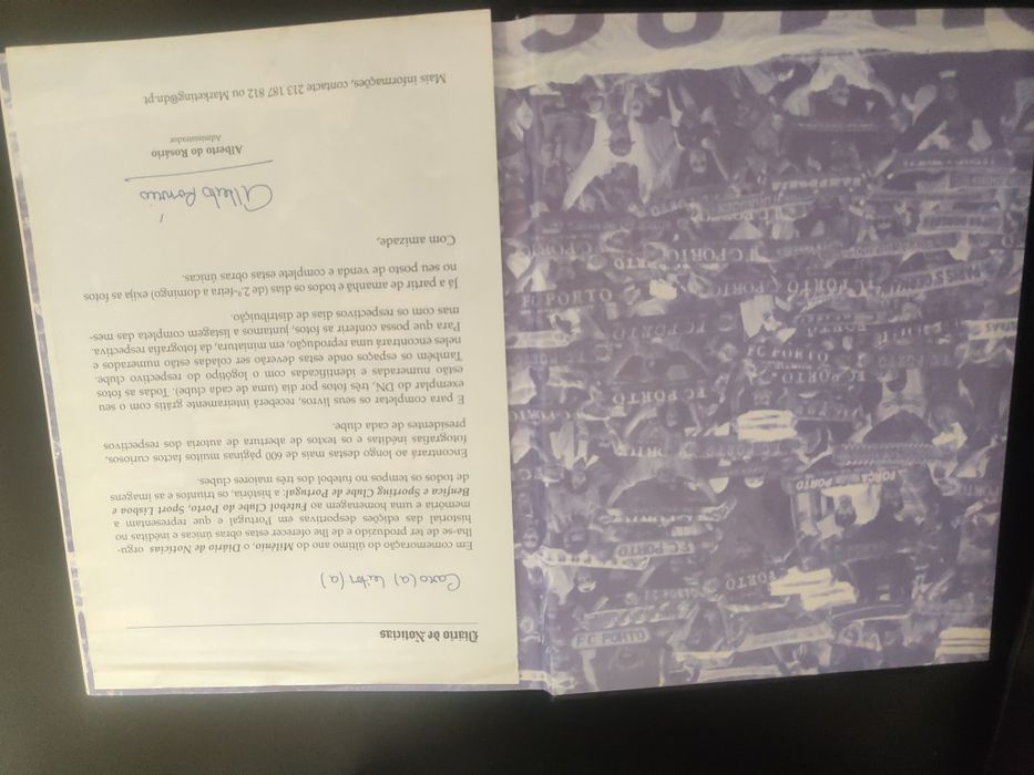 Livros  de Ouro que resume a história do FCP