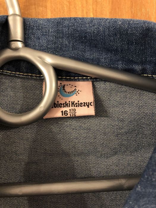 Kurtka jeans dziewczęca