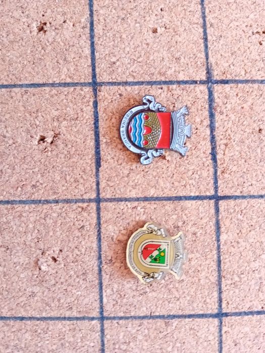 Vários pins de coleção