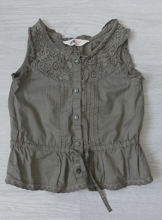 Śliczna bluzka H&M rozmiar 110 stan super