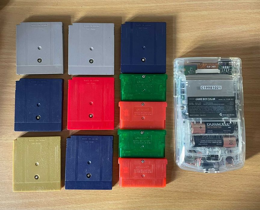 Coleção Pokémon, Game Boy Color + Jogos