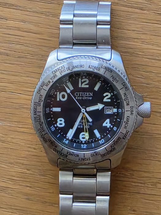 Citizen Eco-Drive GMT World Time WR200