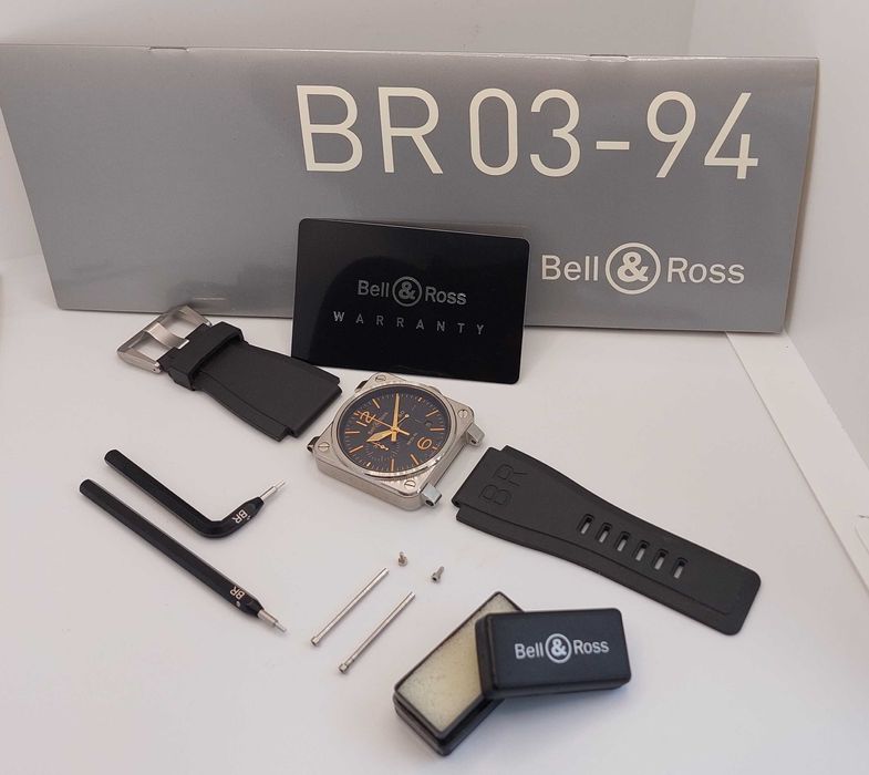 Bell&Ross - relógio BR03-94 Golden Heritage Chronograph