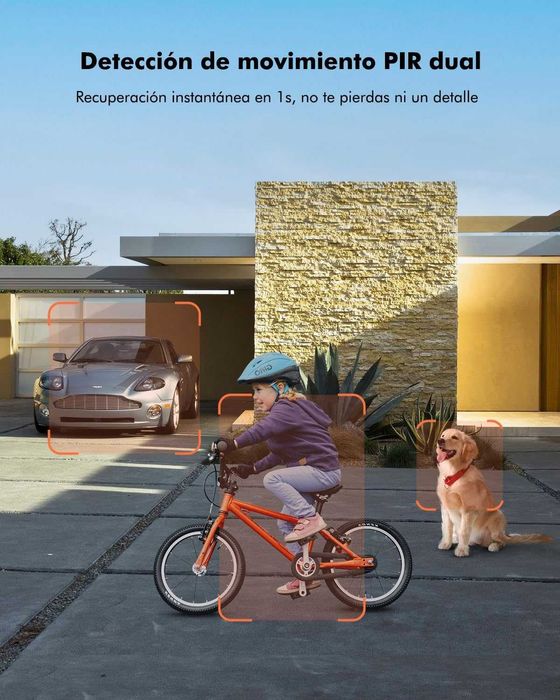 Dupla câmera vigilância WiFi c/painel solar e bateria +garantia 3 anos