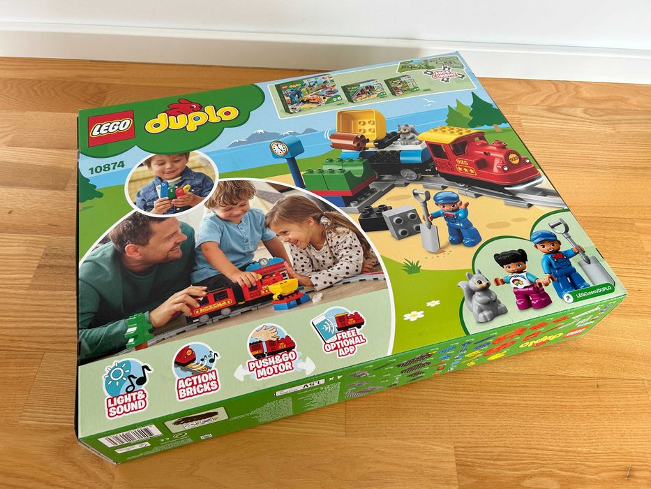 LEGO 10874 Duplo - Pociąg parowy Łączany / Oświęcim