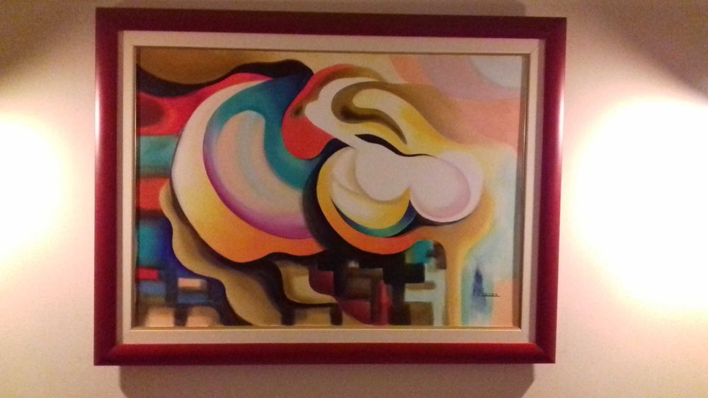 Quadro pintado em tela