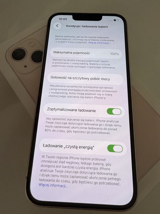 iPhone 13 128gb Pink Stan Idealny Bateria 100%