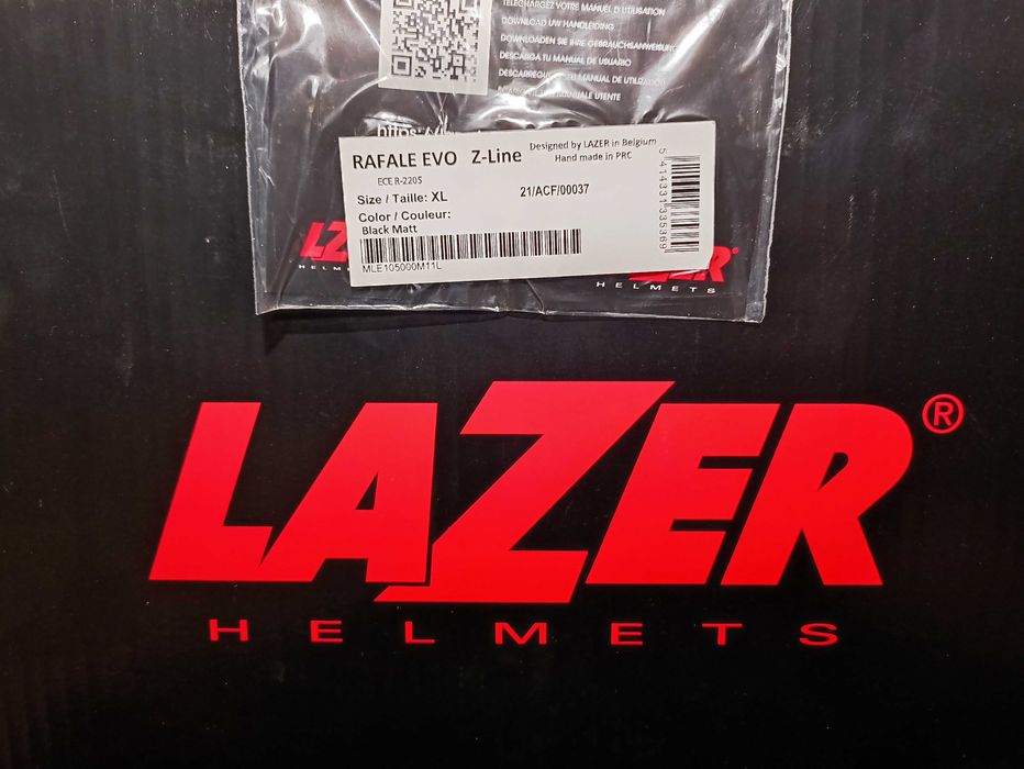 Kask motocyklowy LAZER Rafale - rozmiar XL - z blendą - NOWY
