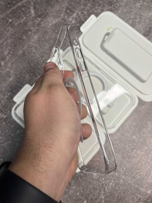 Чохол Clear Case MagSafe + Animation для iPhone 15 15 Pro Max Айфон