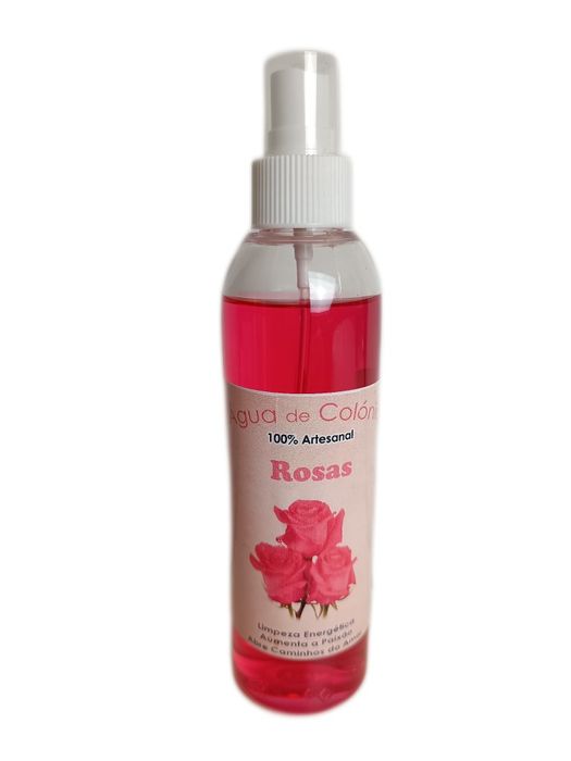 Água de Colónia de Rosas 100% Artesanal - Limpeza e Atração