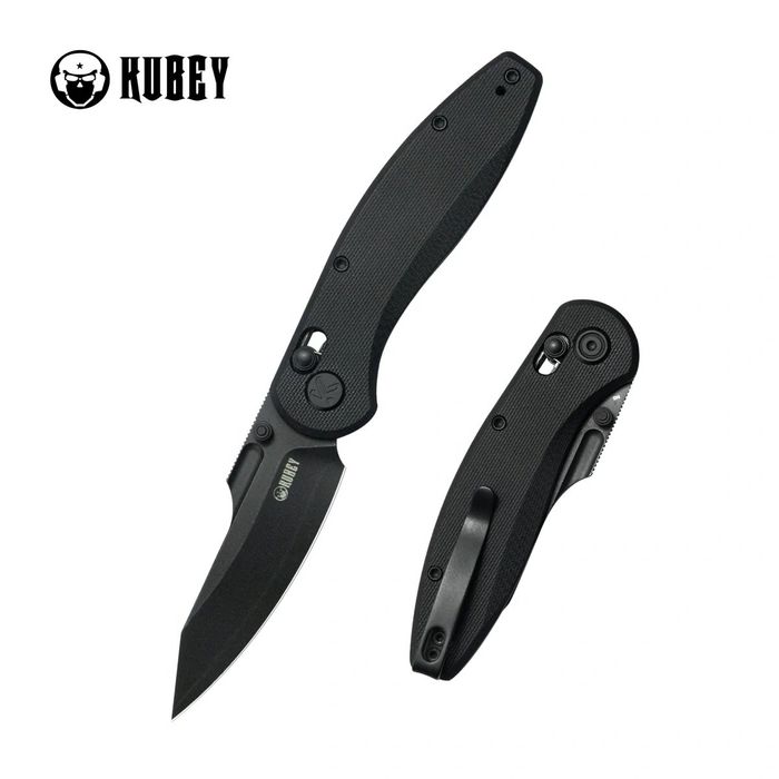 Nóż składany Kubey Calyce Denim G10, Beadblasted 14C28N (KU901U)