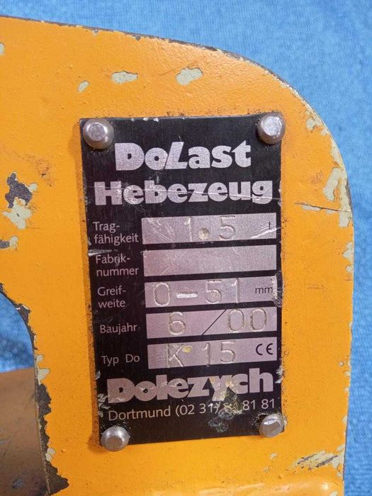 Uchwyt transportowy chwytak szczęki do blach 1,5t