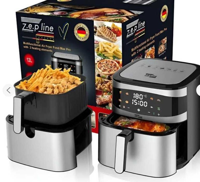 Аэрогриль zepline 4200 Вт  Безмасляна Фритюрниця Електрична Мультіпічь