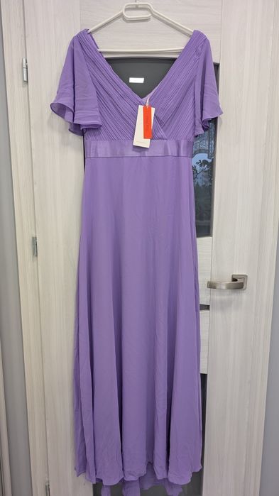 Suknia sukienka liliowa rozm. L