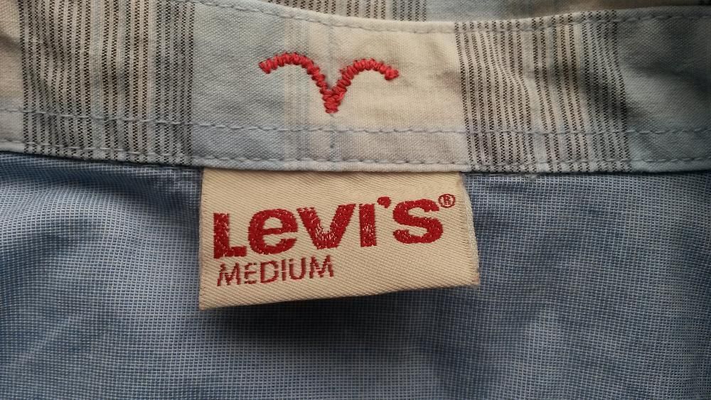 LEVIS roz S/M markowa JAK NOWA bawełna koszula modna kratka