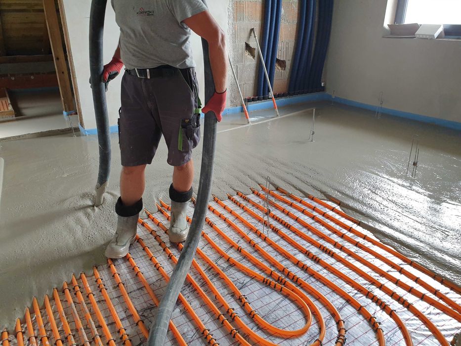 Posadzki anhydrytowe, wylewki anhydrytowe, pianobeton.