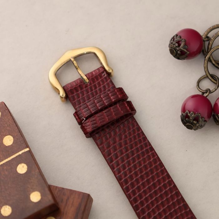 Zegarek damski Cartier Must Burgundy 30mm piekny