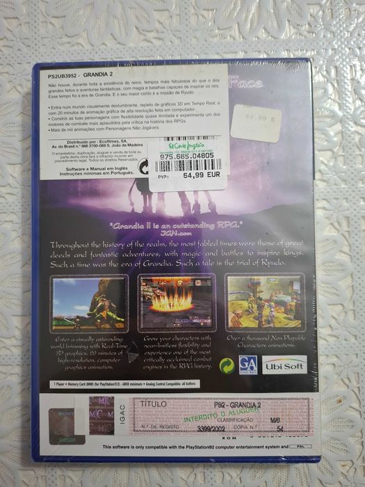 Grandia II (Playstation 2) SELADO