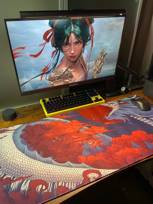 Килимок для мишки Вогняний дракон 900х400 мм