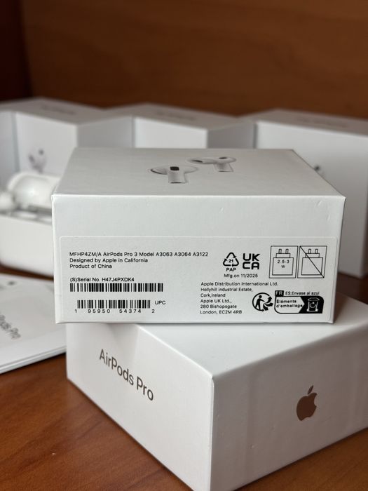 Apple Airpods Pro 3 - Навушники з шумопоглинанням і режимом прозорості