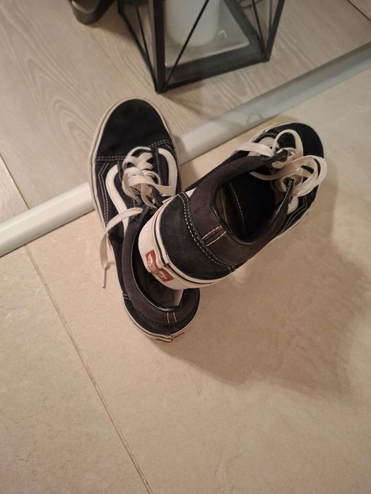 Trampki tenisowki buty Vans Old skool school 42 czarno-biale