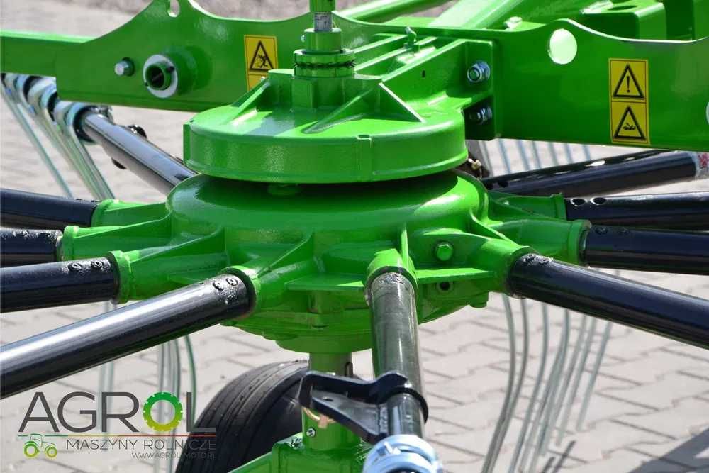 Zgrabiarka jedno karuzelowa INTER-TECH ZKT-3.5m tandem 4.2m KUNH