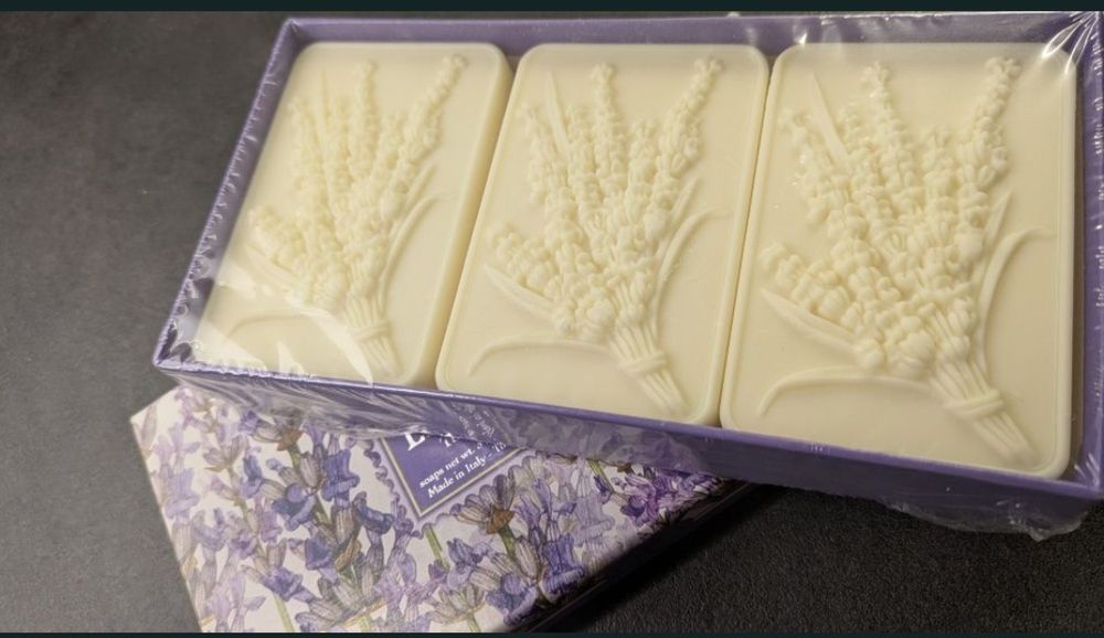 Zestaw mydeł lawendowych 3 x 125g ! Saponificio Artigianale Fiorentino