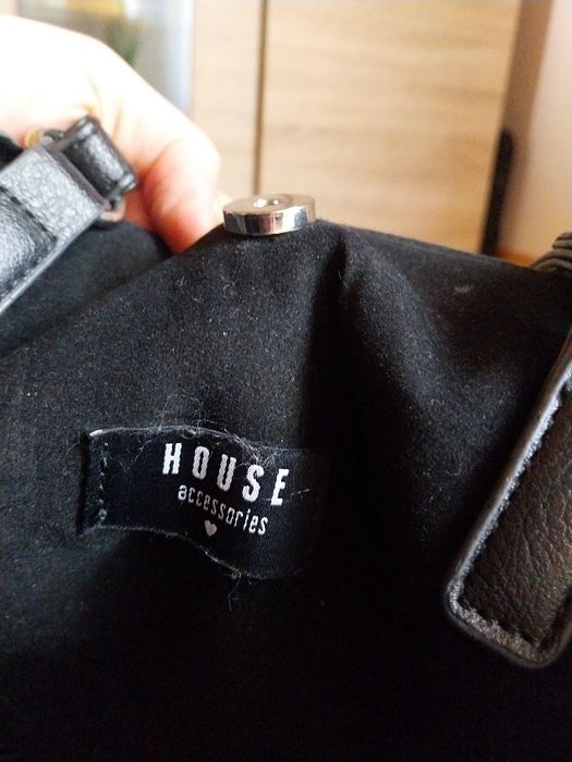 Torba shopper czarna damska house