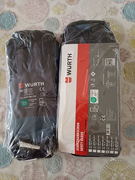 Rękawice robocze wurth