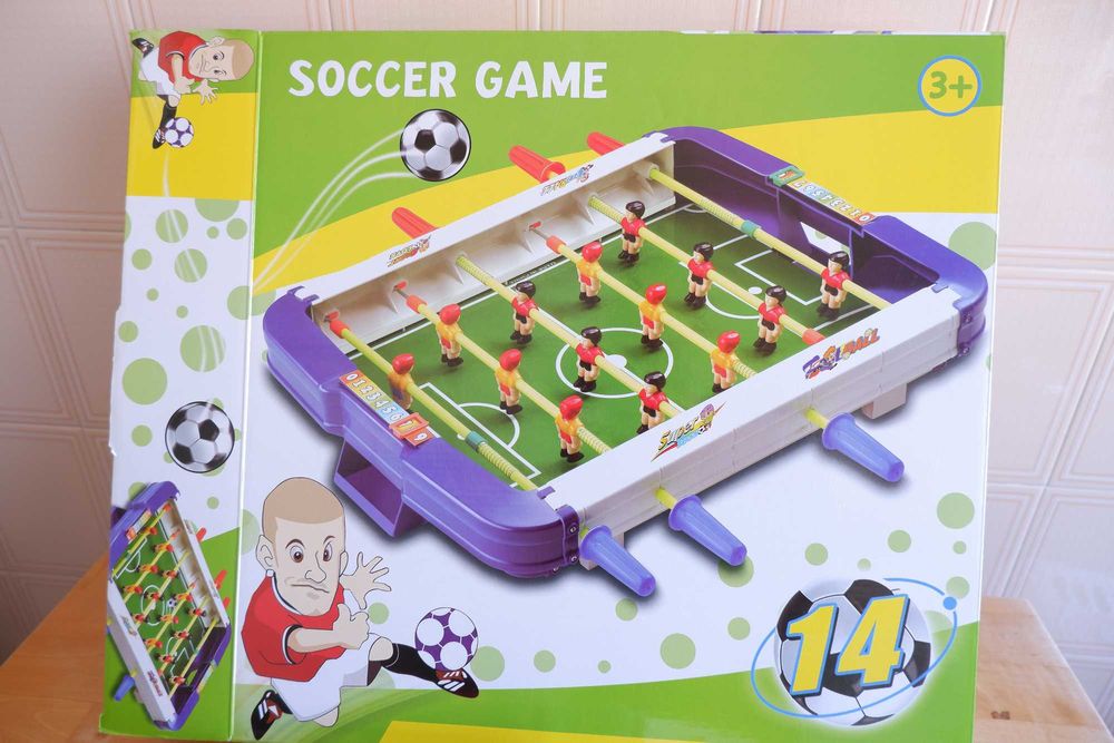 " Soccer Game " na mesa