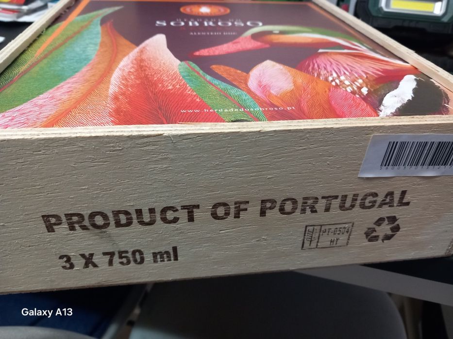 Caixa de vinho herdade sobroso