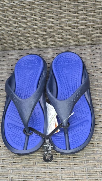 В'єтнамки чоловічі Crocs Athens Flip Cerulean 
 Синій
Розмір
#m9-42/43
