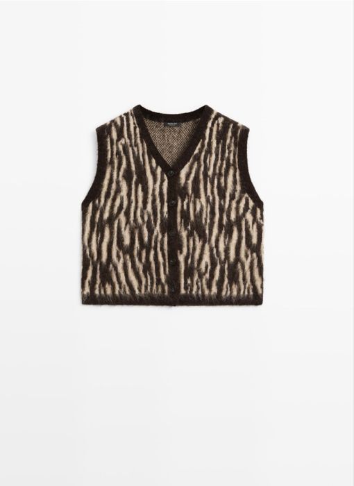 Вовняний жилет Massimo Dutti