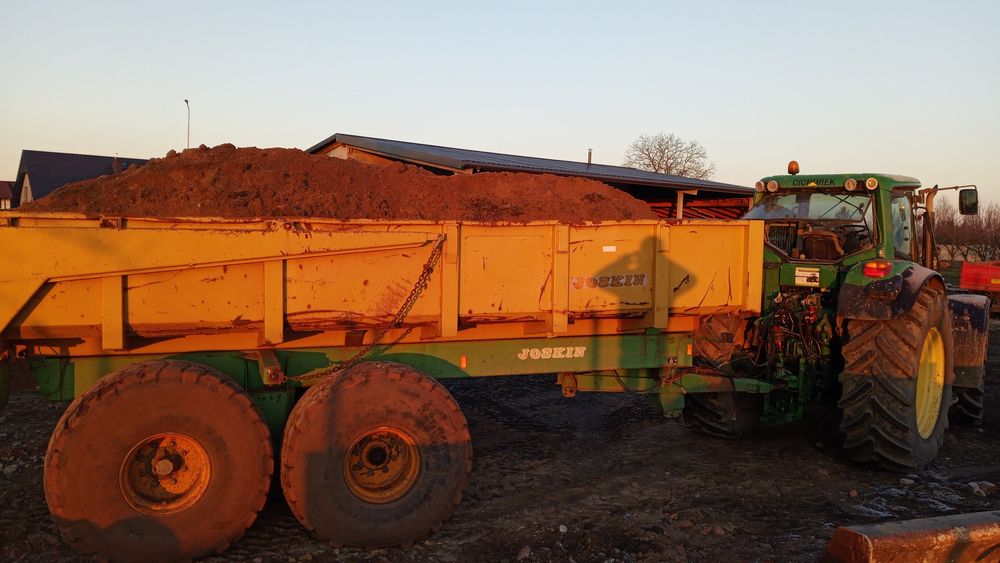 Przyczepa JOSKIN budowlana skorupowa  skrętna oś