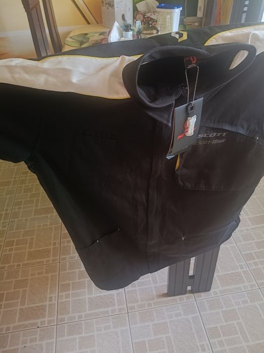 Koszulka techniczna rowerowa,serwisowa Scott Short ZIP caviar/Black xx