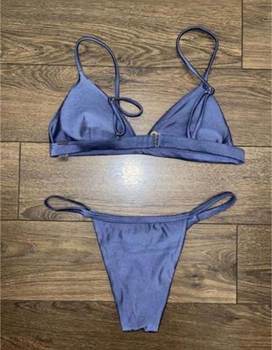 Стильний брендовий купальник з відливом в красивому кольорі с-м zaful