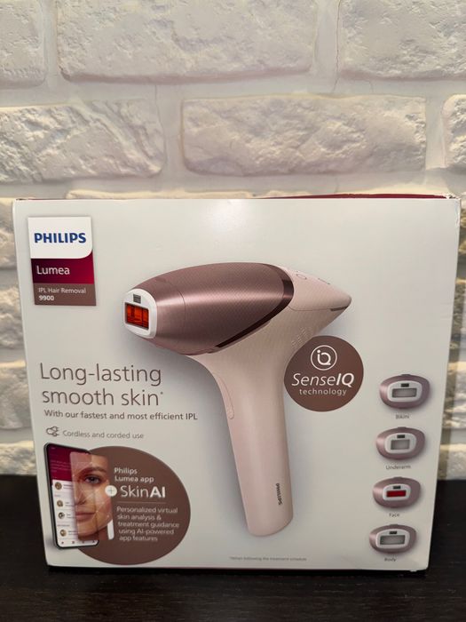 Depilator PHILIPS Lumea 9900 IPL BRI977/00 SenseIQ Czujnik SmartSkin