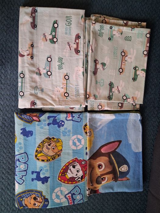 2 komplety pościeli dziecięcej do łóżeczka