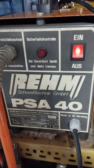 Máquina corte plasma Rehm PSA 40 trifásica industrial