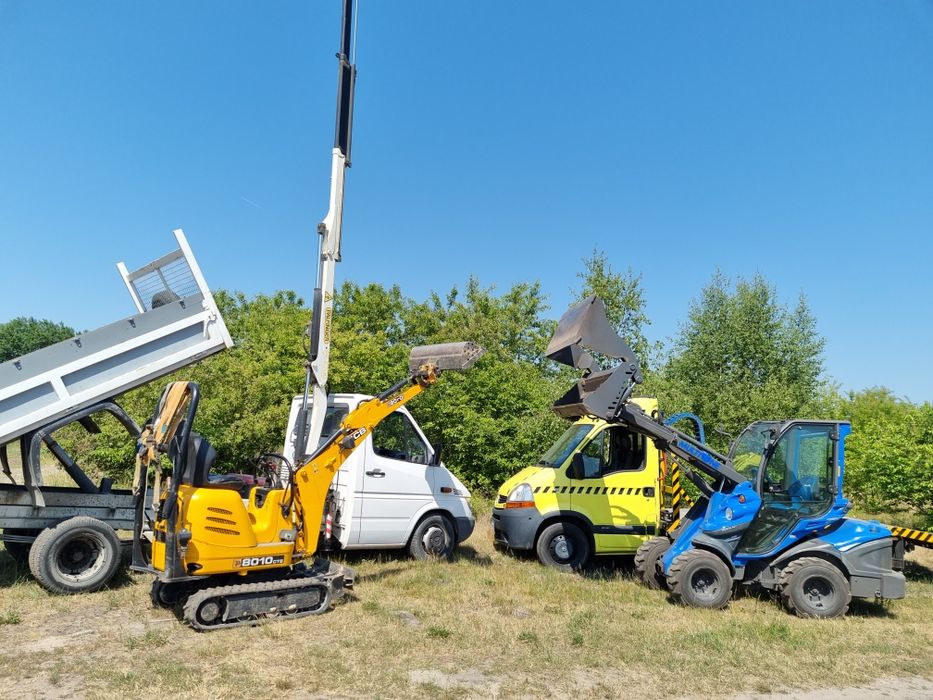 Usługi transportowe mała wywrotka z HDS