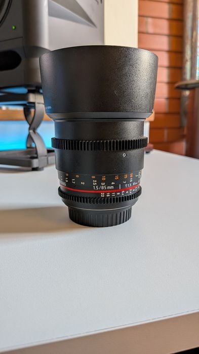 Lente prime Samyang 1.5 85mm
