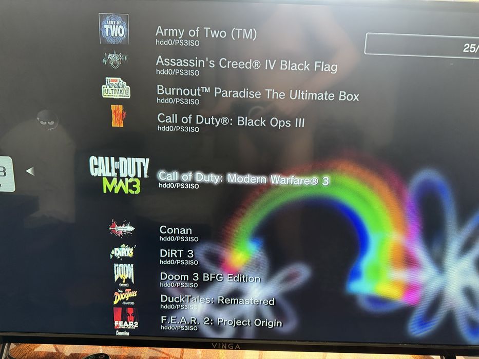 Sony playststion 3, RSX 40nm, перша ревізія 50 ігор CECHC04