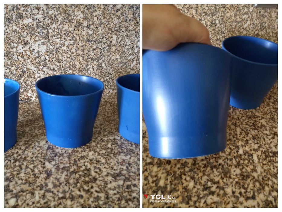 Vários vasos com diferentes modelos e tamanhos