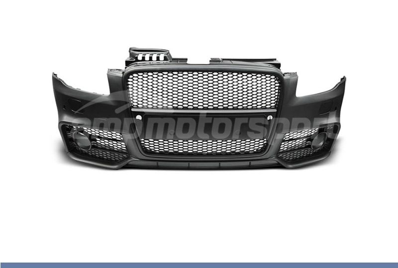 PÁRA-CHOQUES DIANTEIRO PARA AUDI A4 B7 LOOK RS4 PRETO COM SRA