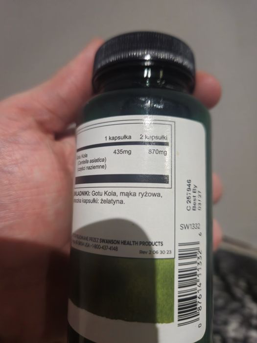 Gotu Kola  Swanson 435mg 60 kap