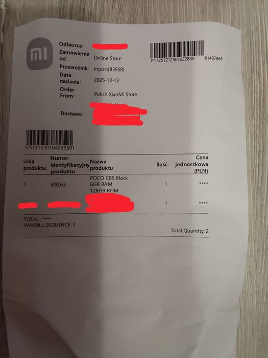 Smartfon POCO C85 6/128 GB