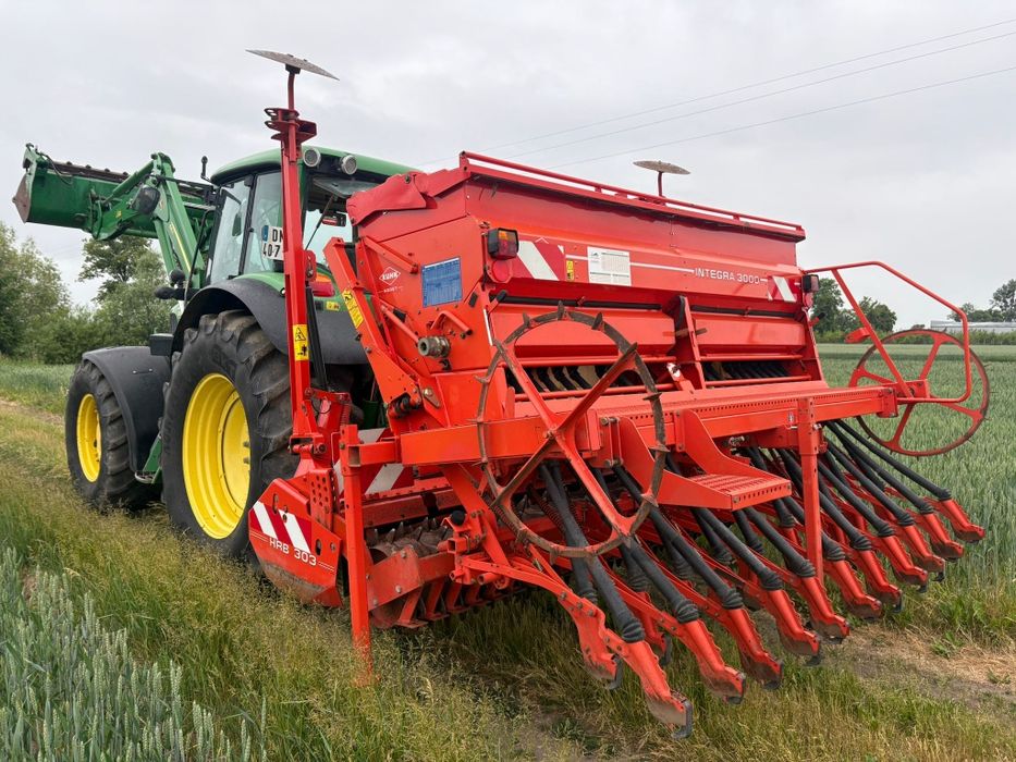 Zestaw uprawowo siewny kuhn 3m brone hrb 303 , integra